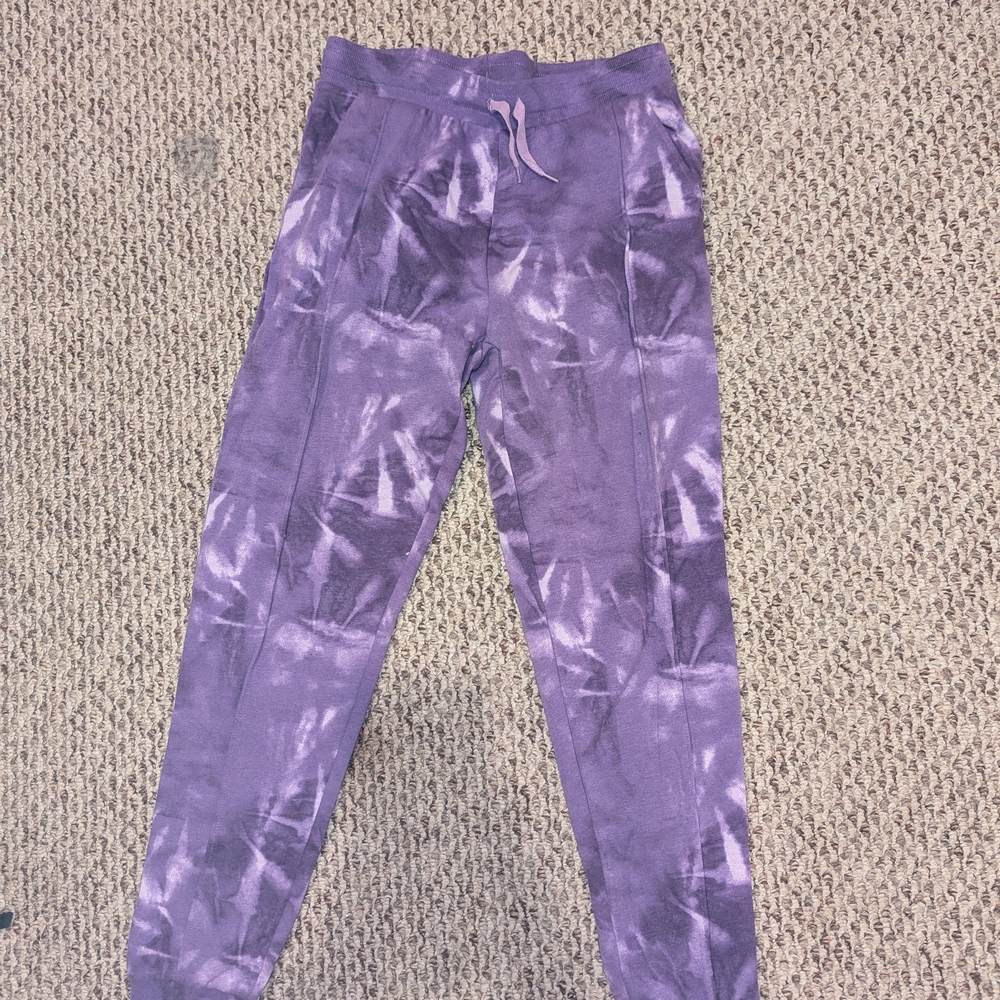 Purple Tie-Dye Kids Joggers